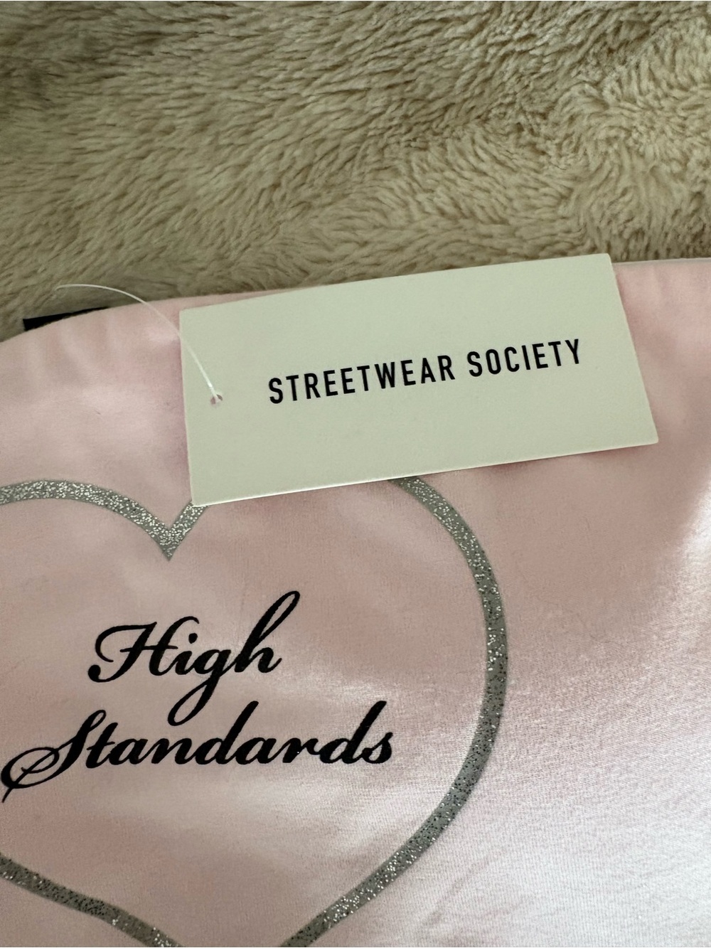 Streetwear Society High Standards Pink Strapless Tube Top - Picture 6 of 7